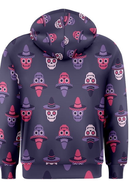 dropship pattern 4b Men's Zipper Hoodie